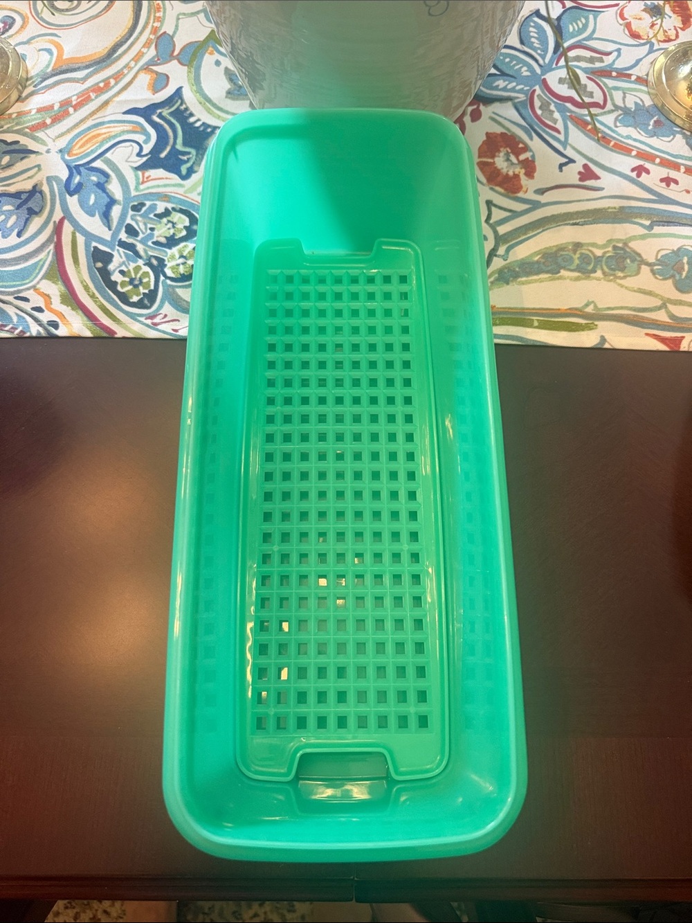 Tupperware Turquoise Rectangular Food Storage Container - Picture 8 of 8